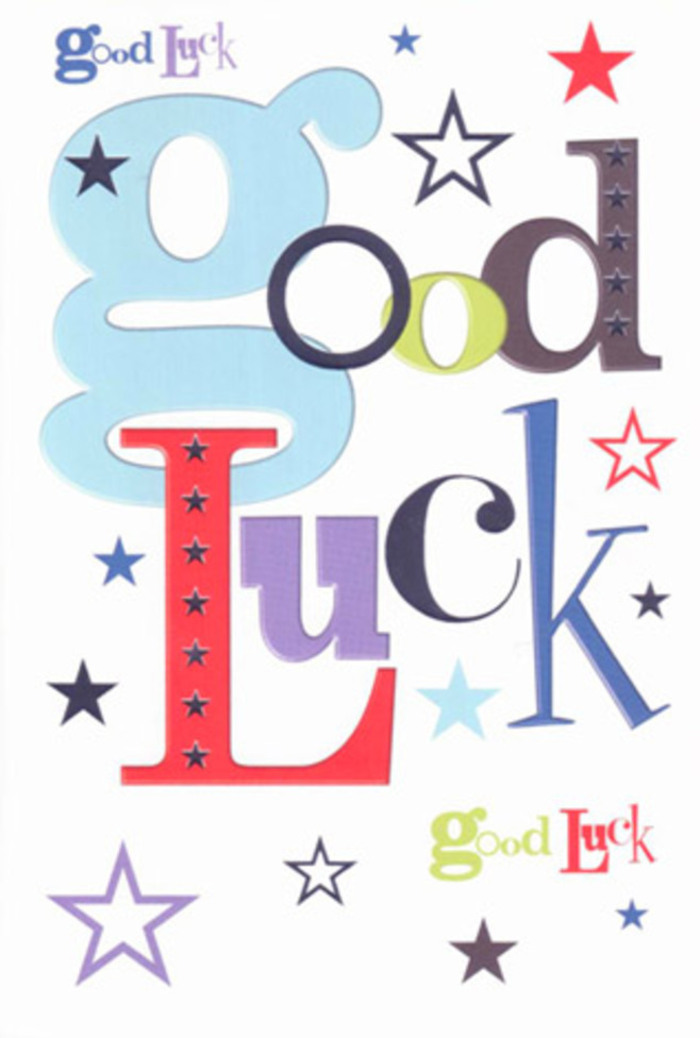 Radiating warmth and vivacity, this luck-themed card displays a festive energy familiar to anyone who's witnessed celebrations near Staveley Road or the calm joy that comes with fresh blooms from Grove Park Florist. Wide swathes of pastel blue glide through dynamic lettering, punctuated with vivid reds, lush moss greens, and raisin-dark purples-each character distinct, their individuality enhanced by playful stars that punctuate the message. These starlit accents-varying from inky blue to delicate lilac-animate the white expanse, creating a cheer that ripples outward, like laughter shared beneath leafy canopies of Chiswick's parks. The contrast of fonts and the creative scatter of stars bring a delicate choreography to the design, while the card's tactile smoothness invites a lingering touch. Much like a bouquet composed from the best of Grove Park's local blooms, this card is an emblem of hope and encouragement-a talisman sent from one heart to another, whether rejoicing in a new endeavour across the neighbourhood or marking a turning point in a loved one's life. The card resonates with kindness and pride, a testament to Grove Park's tradition of celebrating every small victory with generosity and grace.